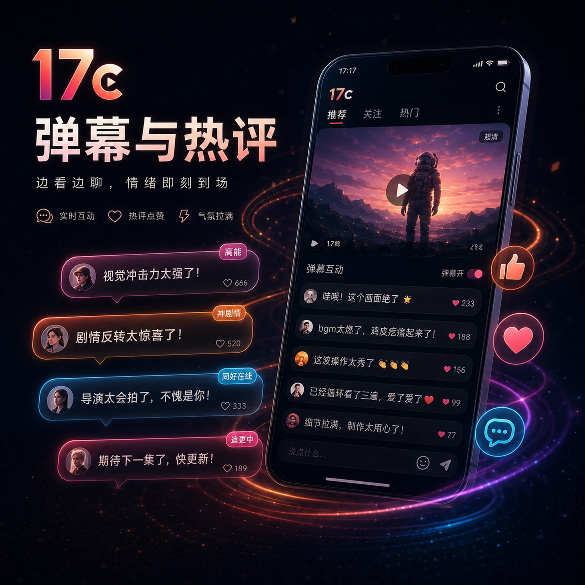 热门话题与创作者讨论